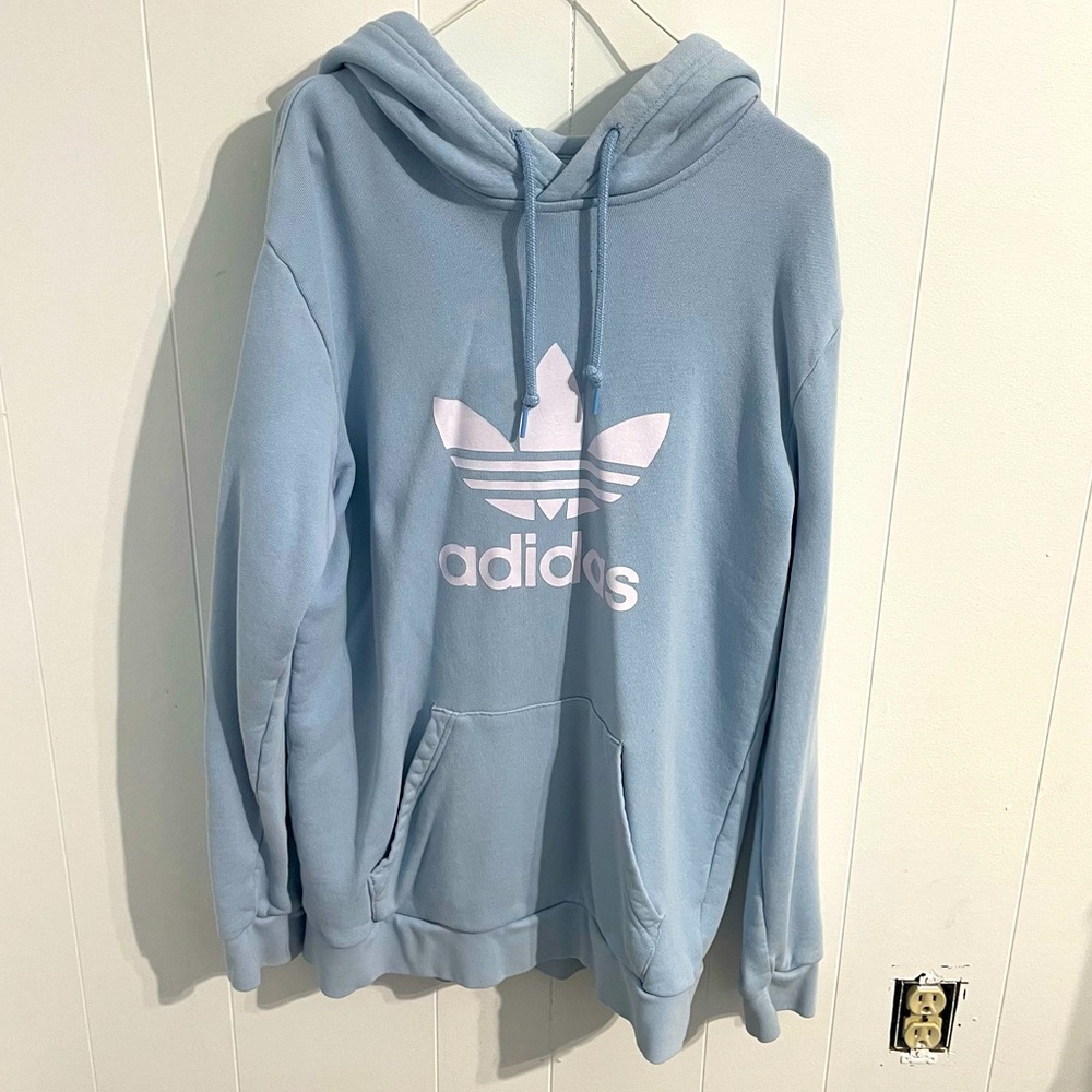 Adidas Unisex Baby Blue Hoodie